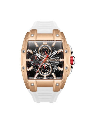 [HNG1161.453] QUANTUM Men's Chronograph Black Dial Watch - HNG1161.453