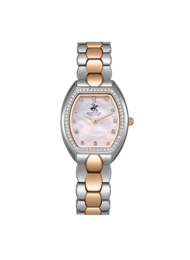 [BP3642C.510] BEVERLY HILLS POLO CLUB Women's Analog Mother of Pearl Dial Watch - BP3642C.510