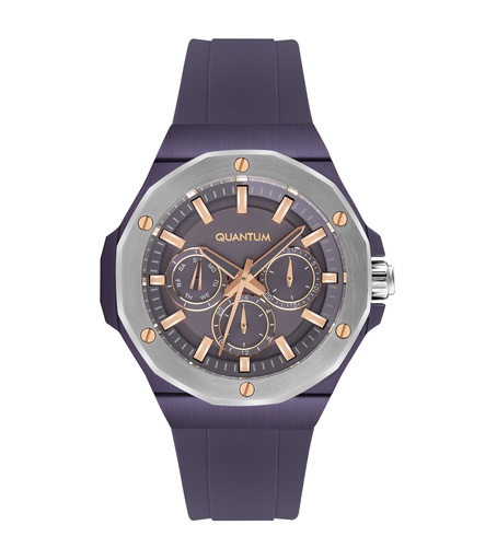 [IML1163.888] QUANTUM Women's Multi Function Purple Dial Watch - IML1163.888