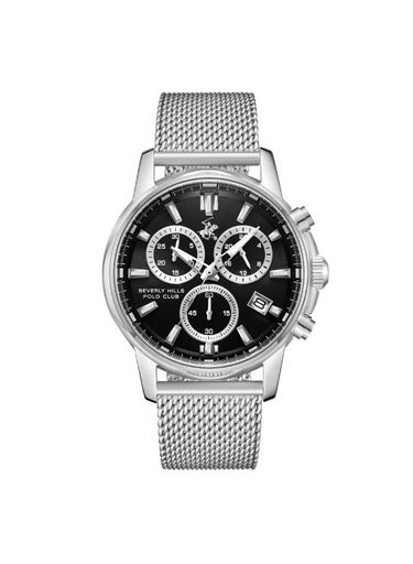 [BP3647X.350] BEVERLY HILLS POLO CLUB Men's Multi Function Black Dial Watch - BP3647X.350
