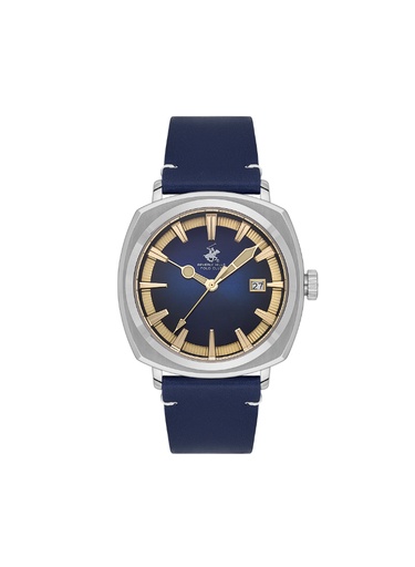 [BP3732X.399] BEVERLY HILLS POLO CLUB Men's Analog Dark Blue Dial Watch - BP3732X.399