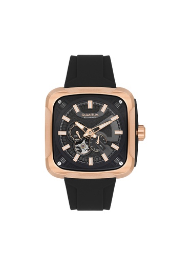 [QMG1135.451] QUANTUM Men's Automatic Black Dial Watch - QMG1135.451