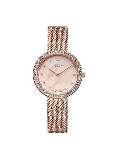 [E20506-RMKMK] Ecstacy Women's Analog Beige Dial Watch - E20506-RMKMK