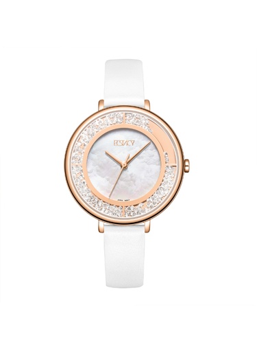 [E23501-RLWM] Ecstacy Women's Analog MOP Dial Watch - E23501-RLWM
