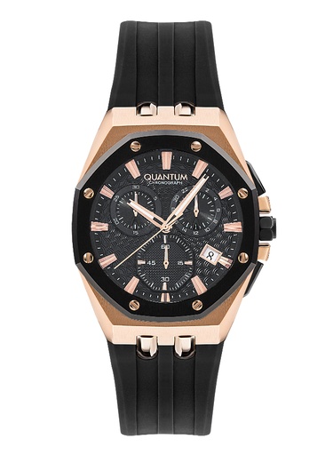 [HNG949.851] Quantum Men's Chronograph Black Dial Watch - HNG949.851